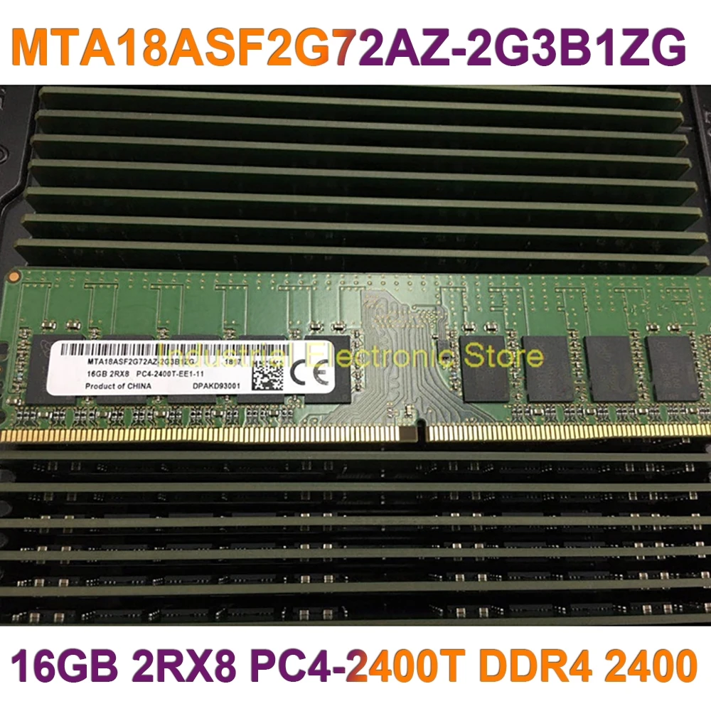 

Server Memory 16G 16GB 2RX8 PC4-2400T DDR4 2400 DDR4 ECC For MT RAM MTA18ASF2G72AZ-2G3B1ZG