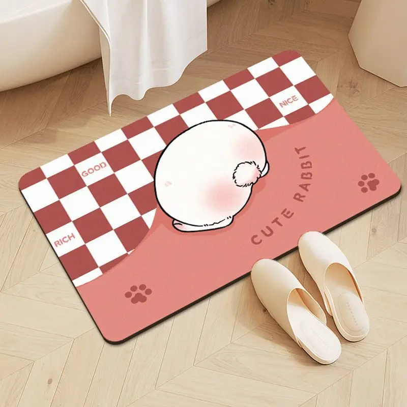 

Bathroom floor mat, bathroom anti-skid foot mat, toilet