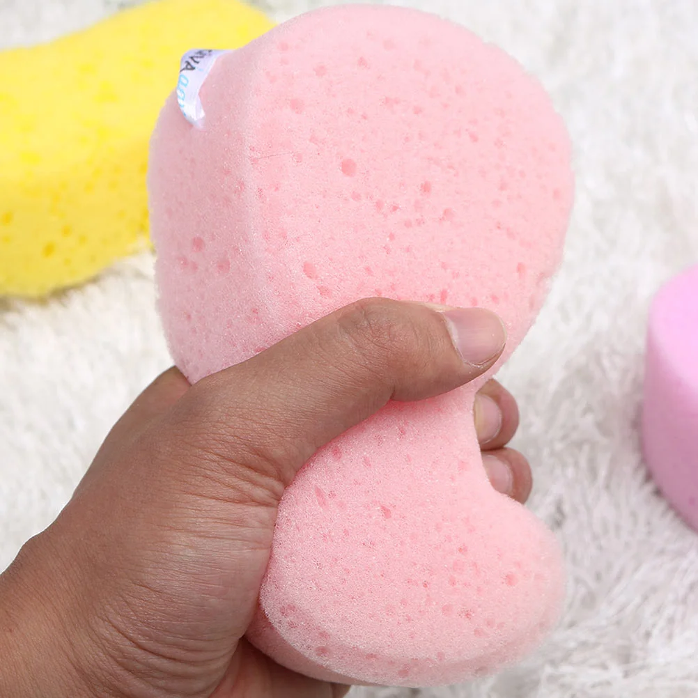 5 Pcs Bath Sponge Body Scrubber Cleaner Home Bathing Shower Supply Safe Exfoliating Cleaning Back Skin Tool