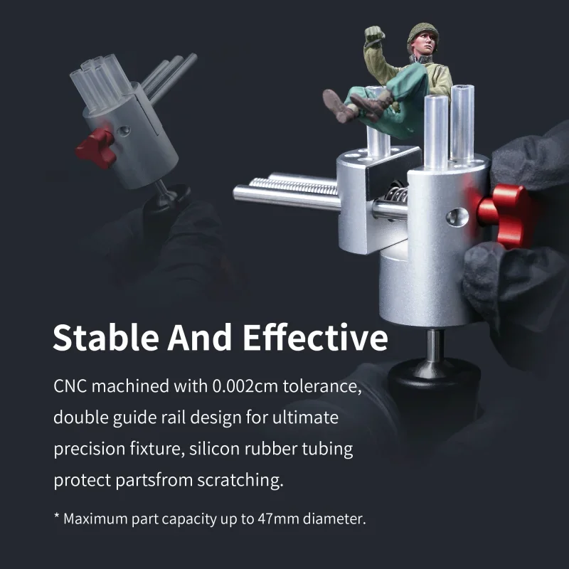 Model Tools DSPIAE AT-HV Hand-held Mini Vise Fixture Adjustable Vise Tool for Military Model Retrofit Making DIY Accessories Tools