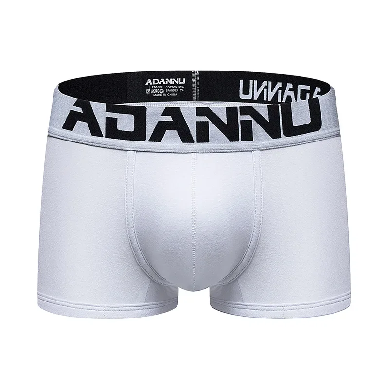

Adannu men's underwear cotton sweat absorption, breathable and sexy men's boxer underpants ad125