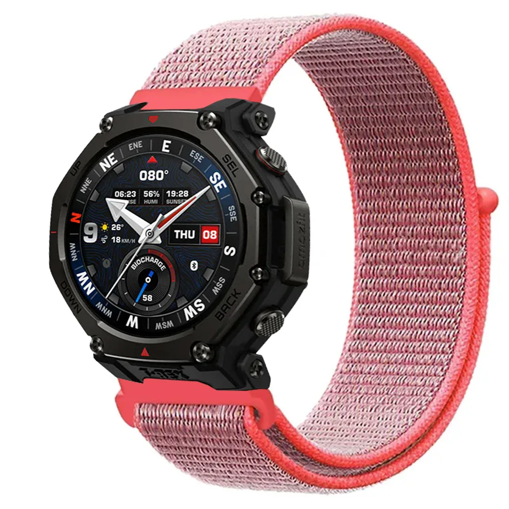 Nylon Loop Band in Black - Breathable & Adjustable