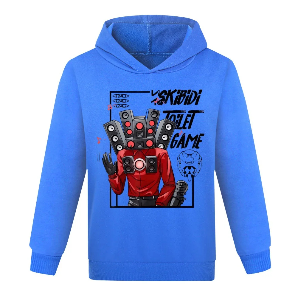 Kids Game Skibidi Toilet Hoodie Boys Game SpeakerMan Camcorder Man TvMan Cosplay Costume Children Clothing Baby Girsl Sweatshirt