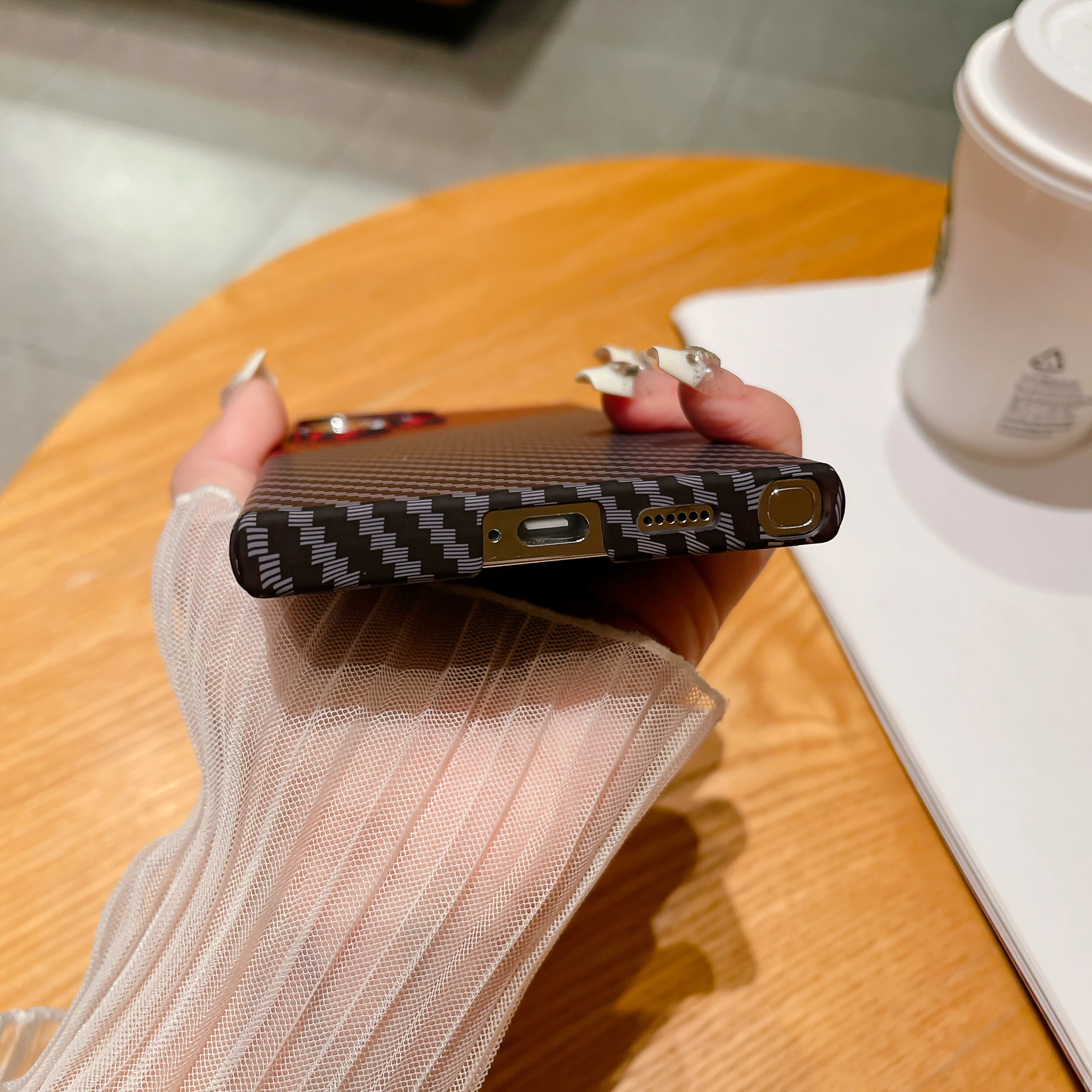 Back Cover Carbon Fiber Note 10 Plus Case Samsung Galaxy Note 10 Plus-  Magnetic Backplate Carbon Fiber Rubber Case Cover