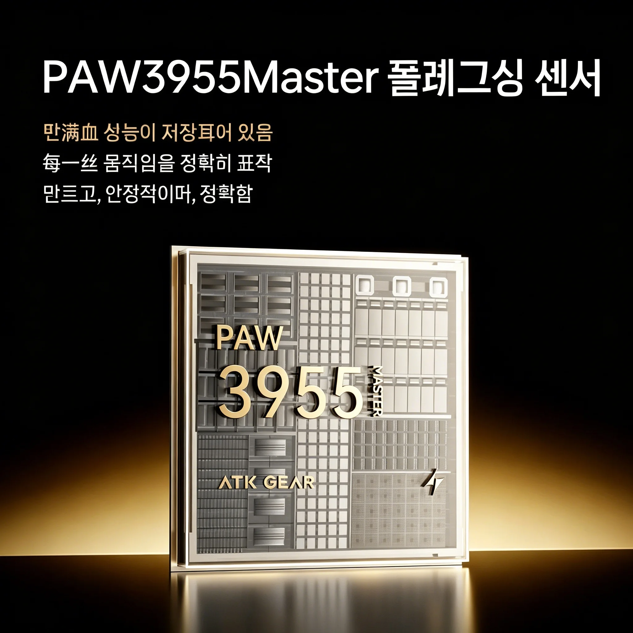 ATK A9 미니 얼티밋 무선 게이밍 마우스 PAW3955 마스터 8K 폴링 레이트 경량 39g 트라이 모드 E-스포츠 마우스 (FPS 게이머용)