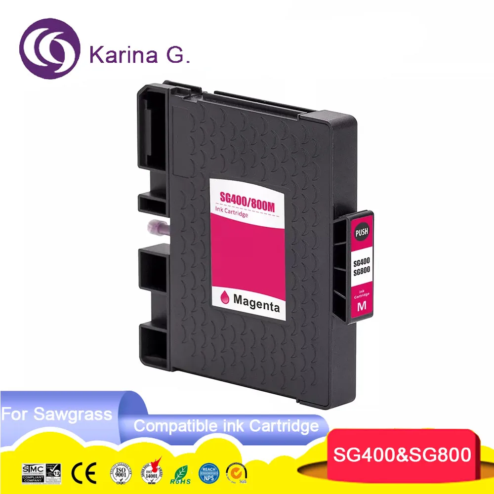 Premium SG 400 SG800 SG400 Premium Color Sublimation Compatible InkJet Ink Cartr