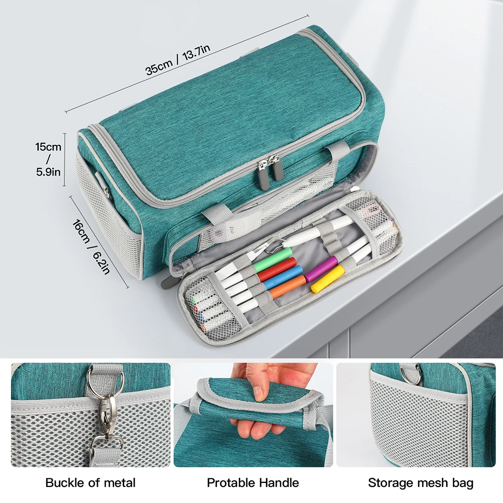 Carrying Case Waterproof Travel Protective Case Shockproof Tote Bag with Multi Pockets for Cricut Joy Xtra Smart Cutting Machine