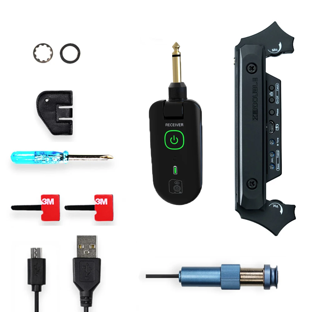 DOUBLEX2WirelessSoundholePickupwithReceiverMicrophone30M