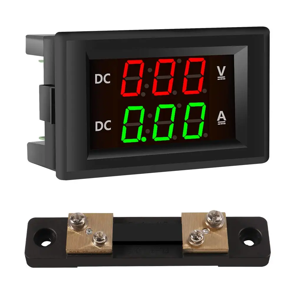 Digital Display Voltage and Ammeter LED Voltage Current Display DC 4.5