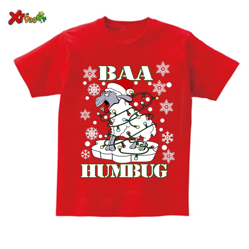 thumbnail image 1 of Conjunto de ropa familiar, ropa navideña a juego, Papá Noel negro, conjuntos a juego para niños, camiseta de niña de Feliz Año Nuevo, camiseta de fiesta para bebé, 1 of 5