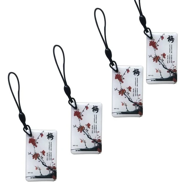 ID+IC UID 13.56MHZ 125KHZ T5577 EM4305 RFID Changeable Rewrite Rewritable Composite Card Dual Chip Frequency 2Pcs 2