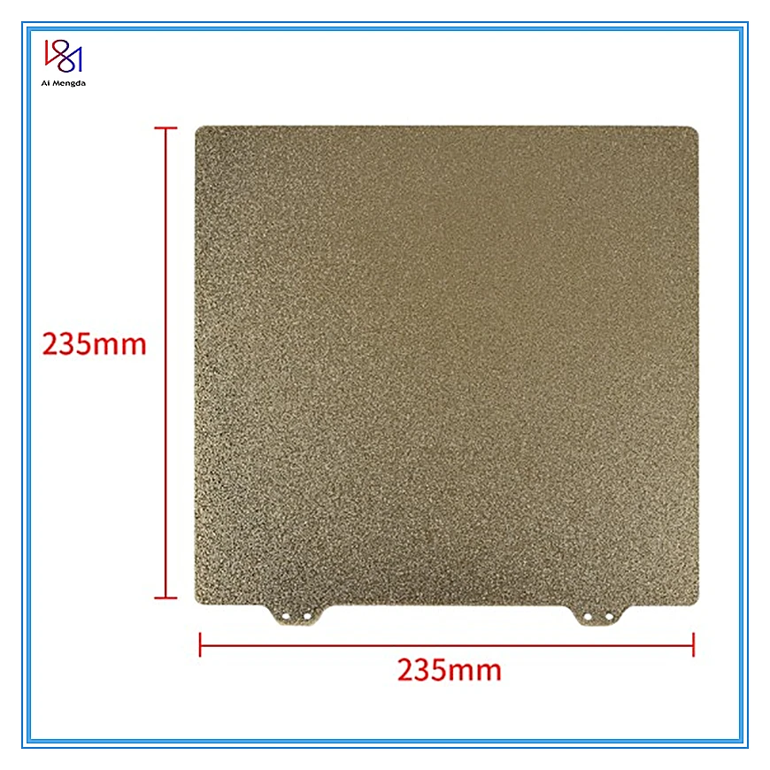 Double Sided Textured Powder Coated PEI Spring Steel Plate Sheet  or Magnetic Hotbed Sticker For CR10s Ender3 Ender-5 Voron V2.4