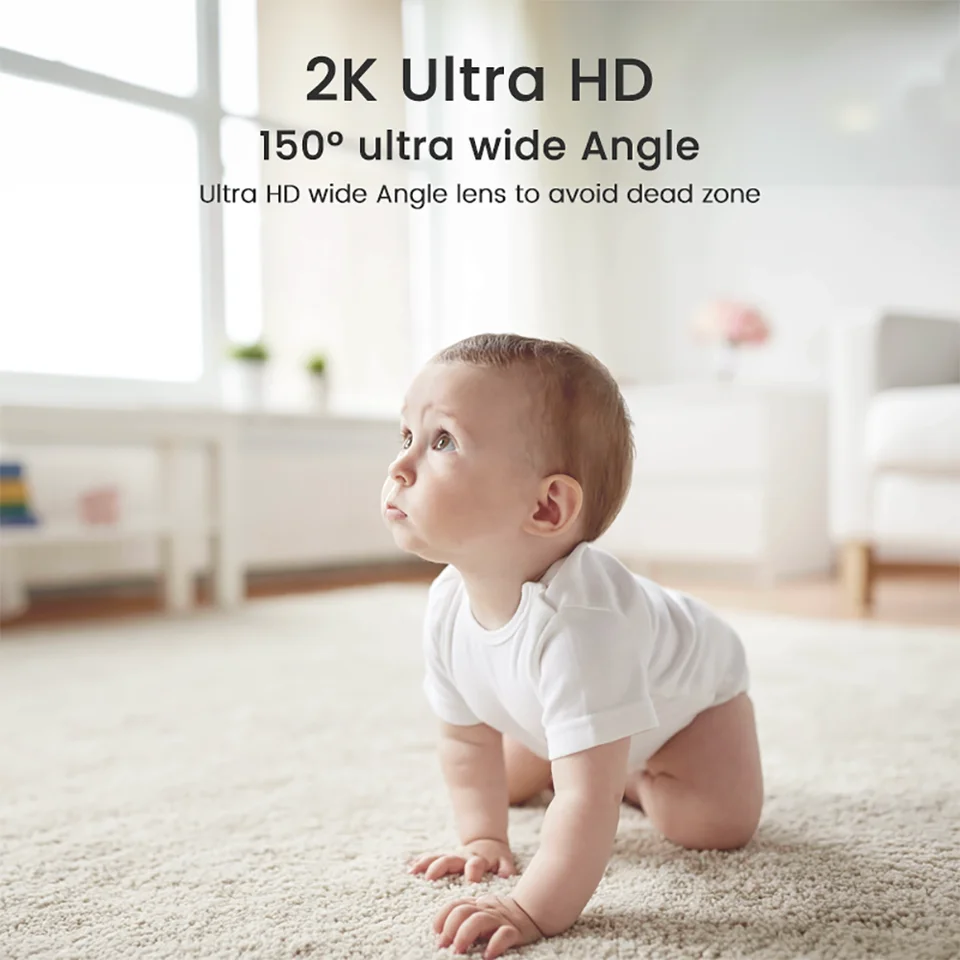 XIAOVV 3MP Indoor Home Security Camera