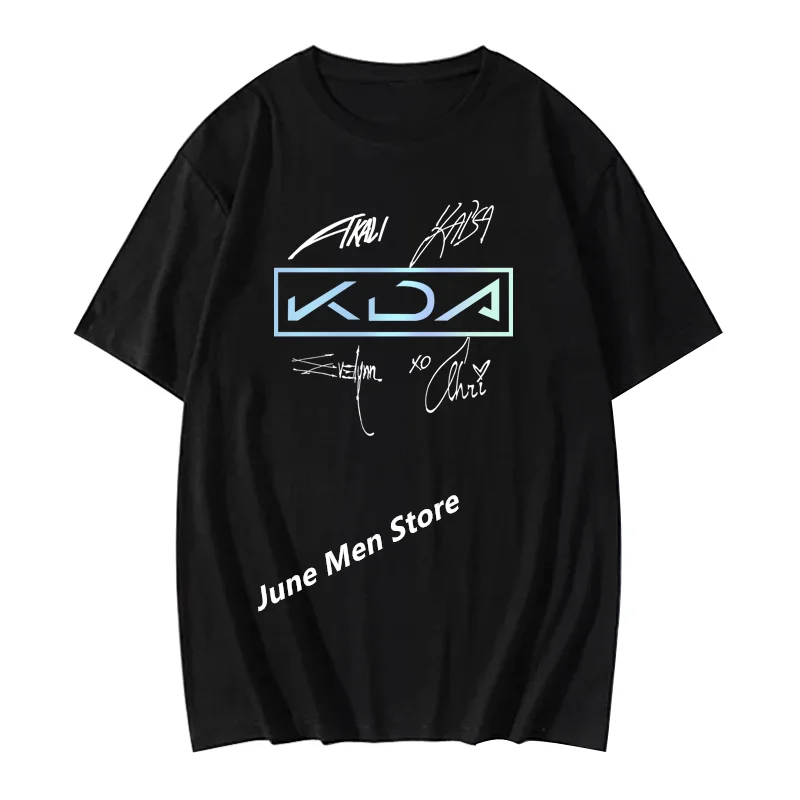 Uniqlo) LOL League of Legends game KDA girl group game Tshirt Men