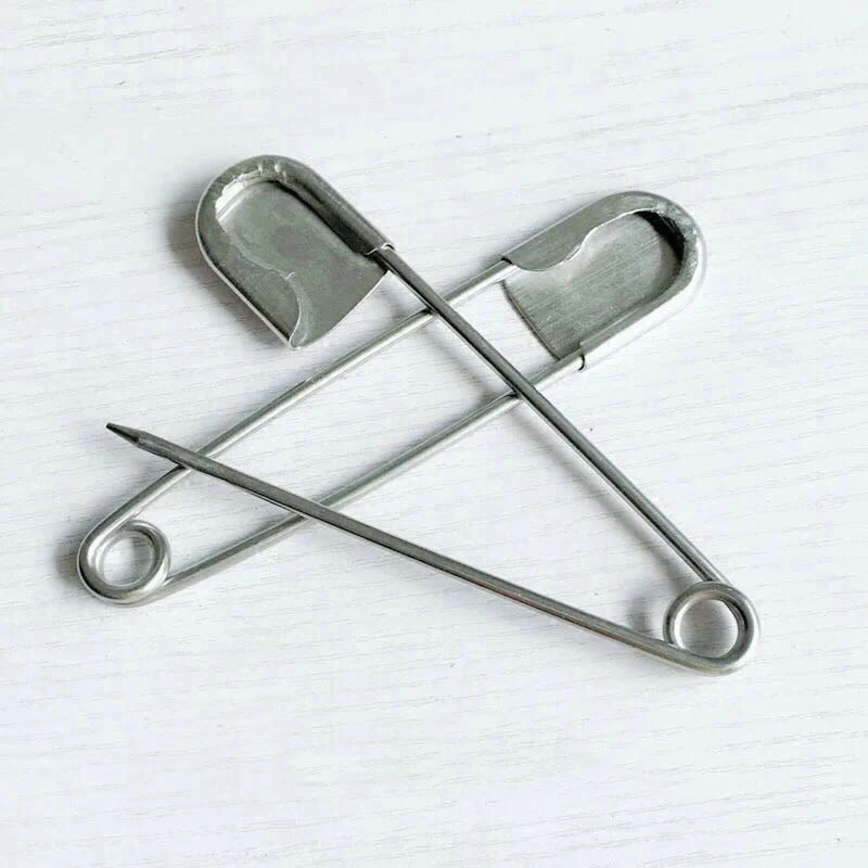 10Pcs 스테인레스 스틸 대형 안전 핀 12.8cm 브로치 핀 DIY 스티치 바느질 도구 쥬얼리에 대한 액세서리 공예 스카프 만들기