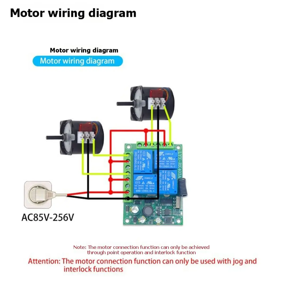 A10R 433MHz 범용 무선 리모컨 AC220V 4채널 RF 릴레이 수신기 및 송신기 (범용 차고 문 제어용)