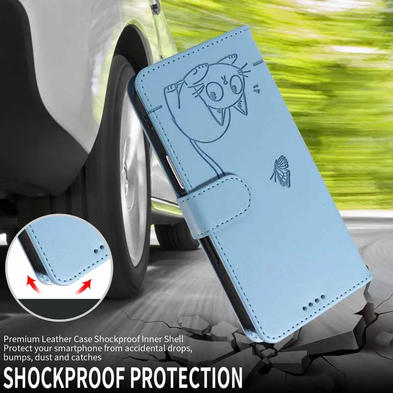 Leather Wallet Flip Case - Universal Fit for Samsung Galaxy Series