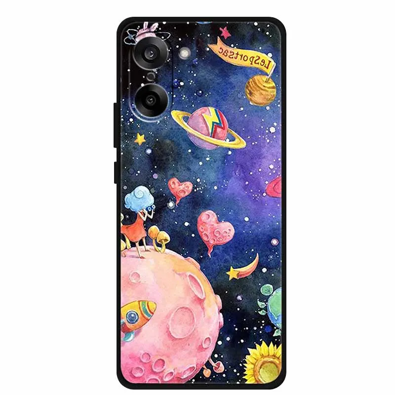 Sleek Black Soft Silicone Shockproof Phone Case