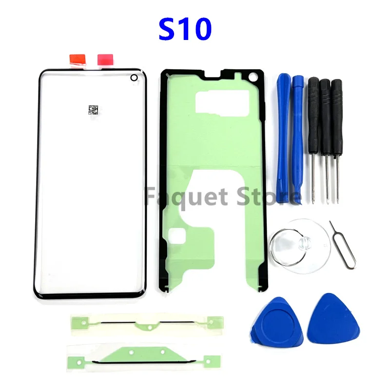 Touch Outer Glass Replacement Repair Kits For Samsung Galaxy S10 / S10 Plus S10e 5G Front Screen Display External Tool Glue lcd display replacement,glass screen replacement,touch screen digitizer replacement
