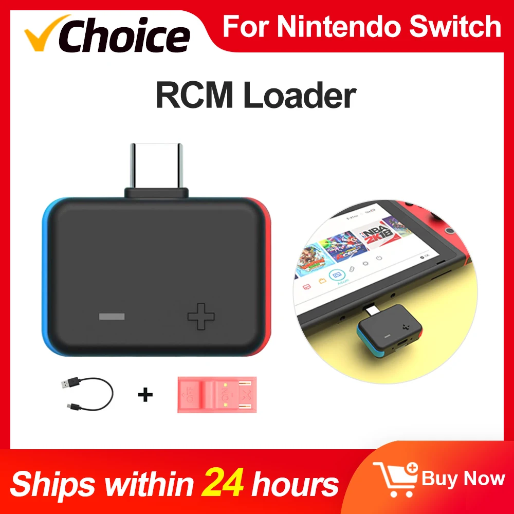 V5 RCM Loader Auto Clip Jig Tool para Nintendo Switch NS Console Game ...