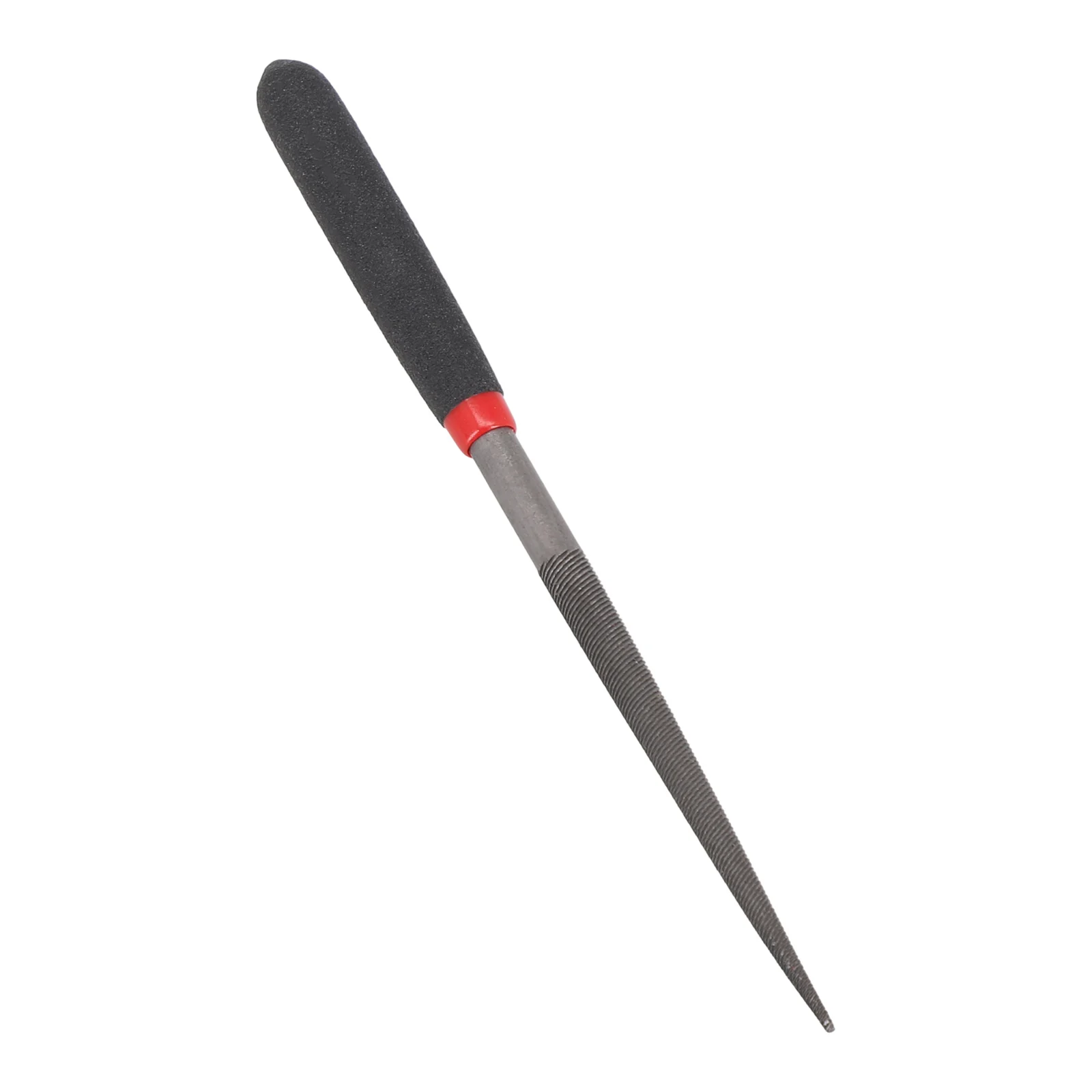 Lime mini acier trempé 118mm forme ronde, parfaite pour le travail des pierres et matériaux durs