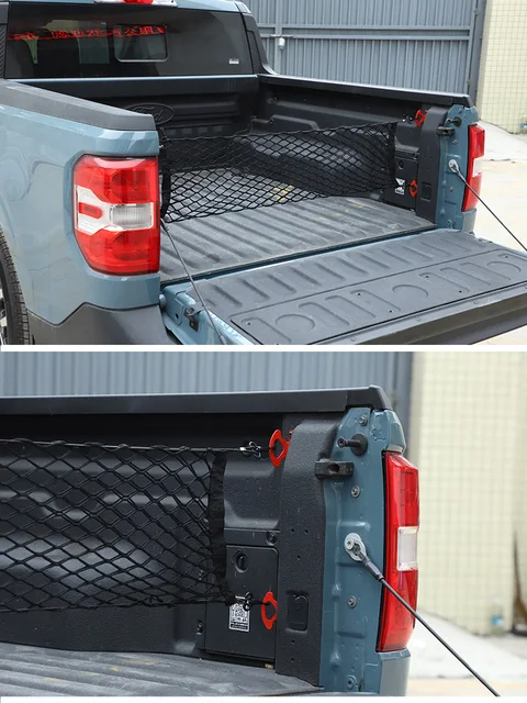 Ancrage Remorque Truck Bed Hooks Car Tailgate Tie Down Anchors For Ford Maverick 2022-2025, Bed Rack Rail Accessories Trailers Hook Cargo Bolt Carbon Steel Material Extension Anchor (Red 2024 F150 Bed Tie