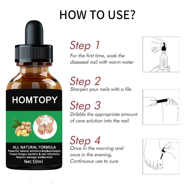 7 Days Nail Fungus Remover Serum Oil Foot Toe Nail Fungus Removal Repair Onychomycosi Anti Infection U&ntilde;as Care Products