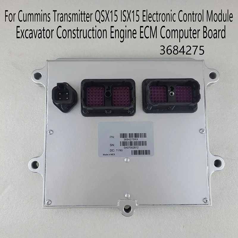 

Excavator Construction Engine Parts For Cummins Transmitter QSX15 ISX15 Electronic Control Module ECM Computer Board 3684275