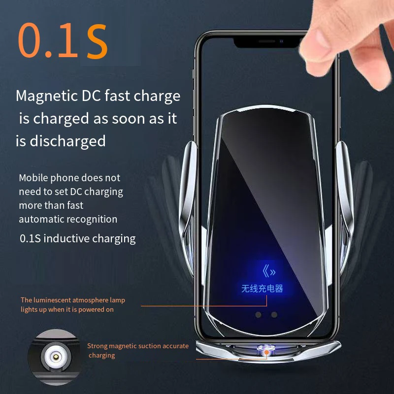 For Toyota RAV4 XA50-Car Phone Holder 8/10.1 inch Screen Panel Fixed Base Fast Wireless Charging Phone Mount Car