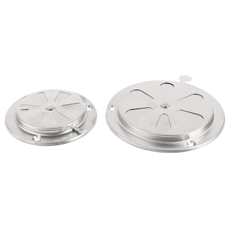 1pcs 5mm Adjustable Air Vent Grille Round Ducting Ventilation Grilles Cover BBQ Grill Smoker Exhaust Vent Stove