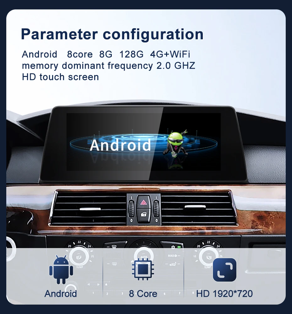 STWE New ID6 ID7 ID8 UI 10.25inc Android System Wireless Carplay AUTO For BMW 3S