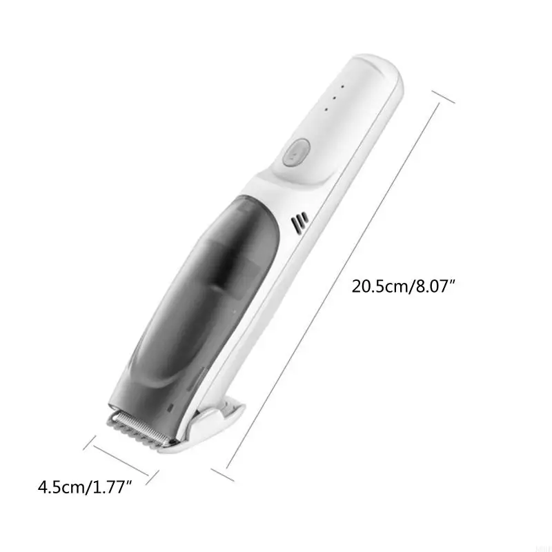 K8GF Baby Hair Trimmer with Clippings Storage Box USB Hair Cutting Tool