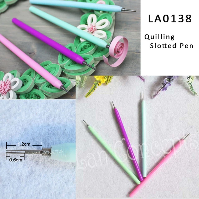 Wholesale DIY Craft Accessories Quilling Tool Quilling Slotted Pen - mixed  colors 20pcs/lot free shipping - AliExpress