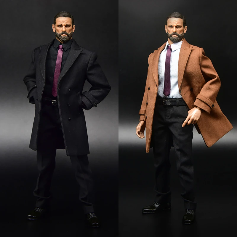 

1/6 Scale Clothing Set Brown/BLACK TC 62031 Gentleman Men's Coat Formal Suit Set for 12 Inch Male Action Figure Body Toy Dolls