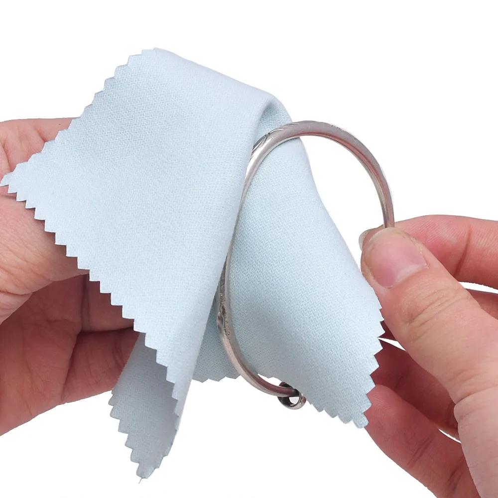 60mm 80mm 100mm Jewelry Polishing Cloth Double-Sided Cleaning