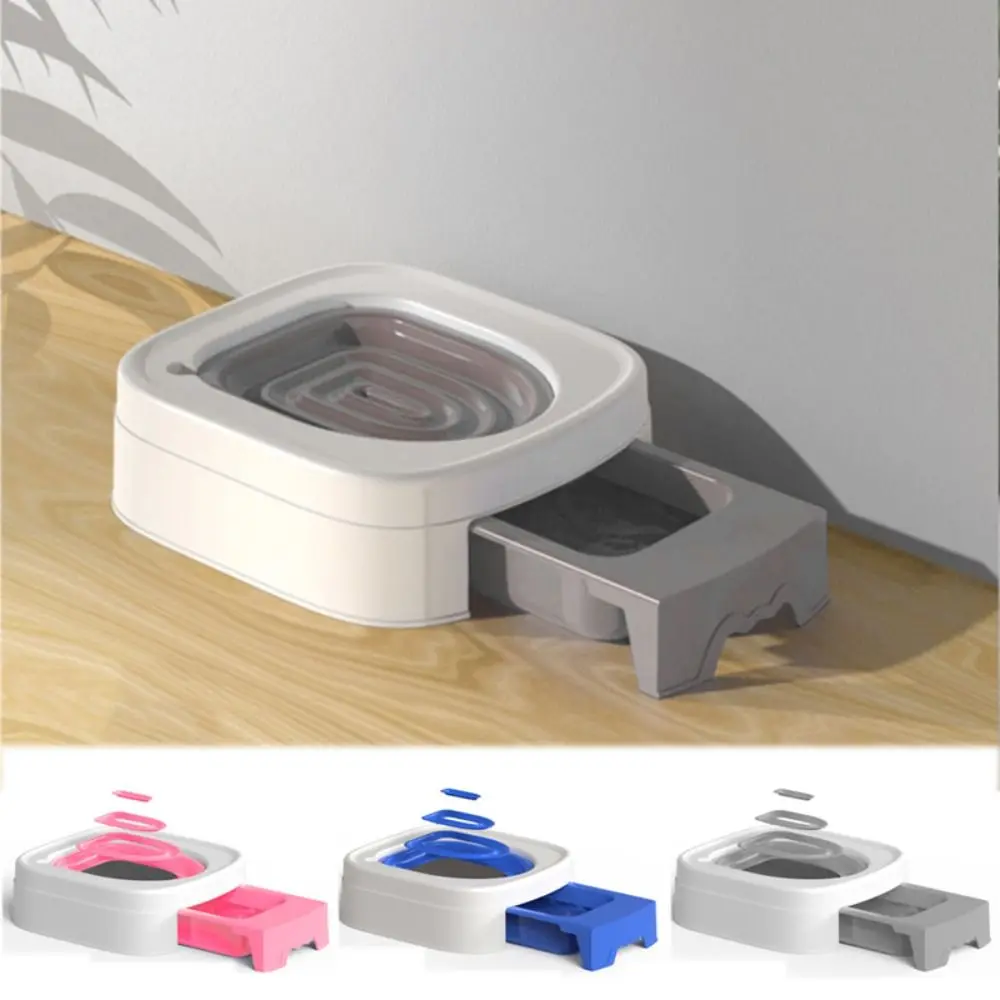 

Съемный туалет для кошек с основанием из пластика, Тренировочный Набор для кошек, обучающий туалет для кошек, обучающий туалет для кошек