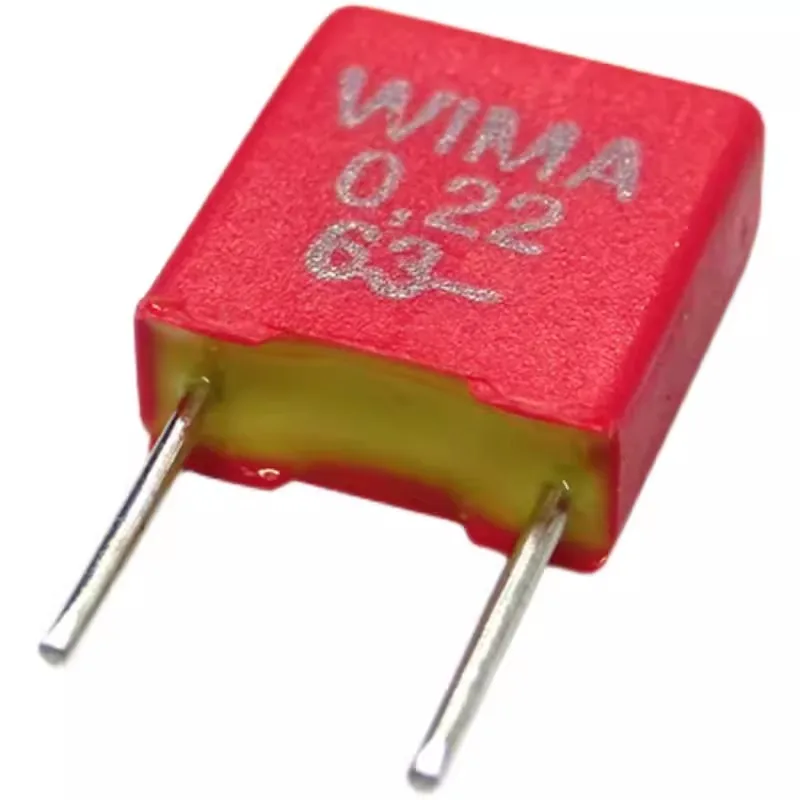 10pcs - WIMA MKS2 1uF (1µF) 50V 5% Pitch:5mm Capacitor