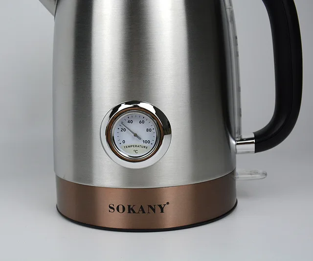 Stainless Steel Electric Kettle, 360° Swivel Base, Auto Shut Off, BPA-Free,  1.7 Liter, 1500W - AliExpress