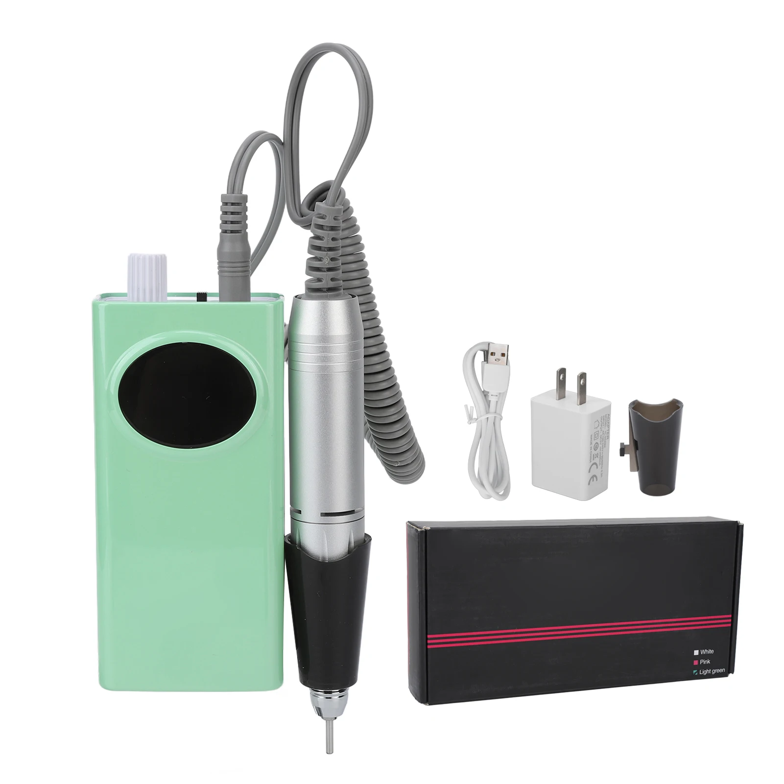 

Nail Drill Machine Portable Low Voice Rechargeable High Efficiency Powerful Motor Clip Buckle Electric E File for Nail Salon
