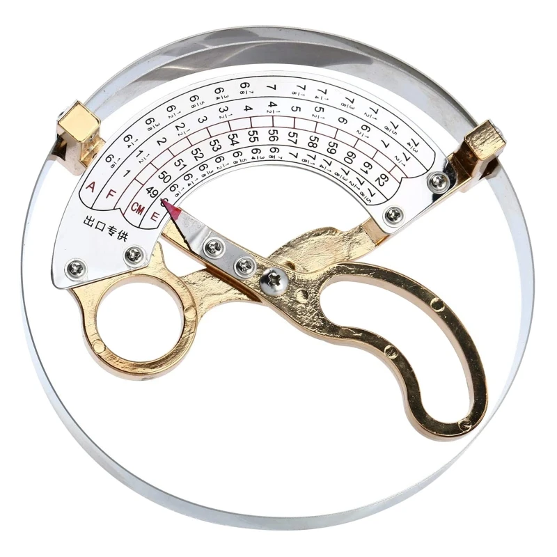 

Stainless Steel Hat Ruler Scissor Type Ring Adult Hat Size Measuring
