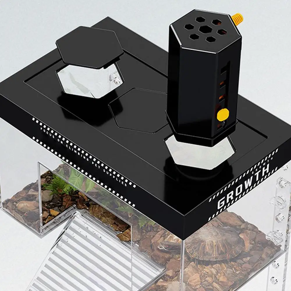 Schildkröten-Sonnenbank mit Rampe für Terrarium – Überwasser-Sonnenbank für Reptilien – Ruhebereich für Schildkröten – Habitat für Schildkröten – Detail 8
