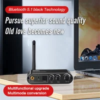 Digital to Analog Audio DAC Converter Adapter Digital SPDIF Optical Coaxial to 3.5mm 3.5 AUX Jack RCA L/R Bluetooth 5.0 Receiver 2