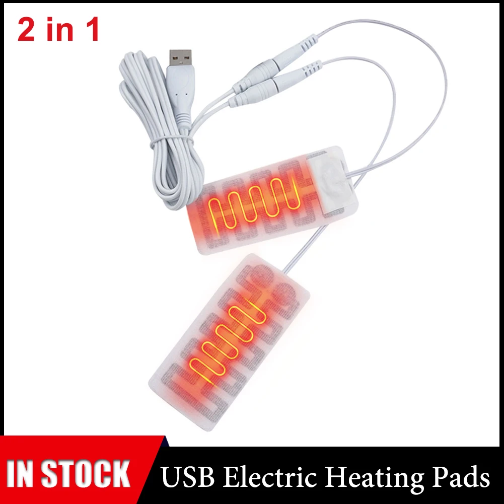 

USB Heat Pad Portable Electric Heating Pad USB Heated Pad For Winter Rechargeable Heating Pads Heating Pad For Foot Neck And