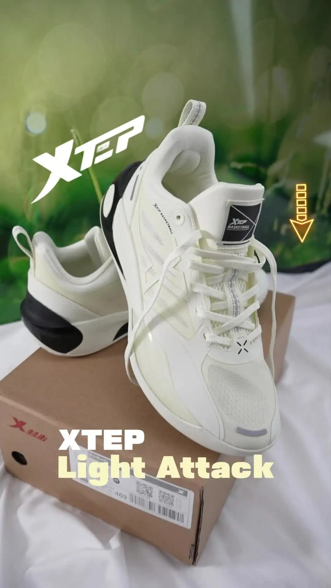 Xtep Qingxi Basketball Shoes For Men 2025 Spring Combat Wear