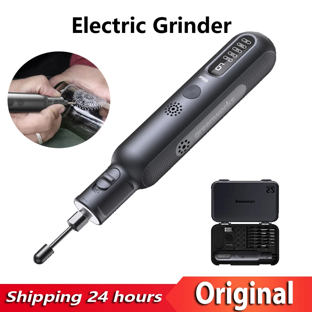 

YOUPIN Greenworks Hand-held Electric Grinder，8V Lithium Multi-function，52pcs Accessories，Household Small Polishing Machine