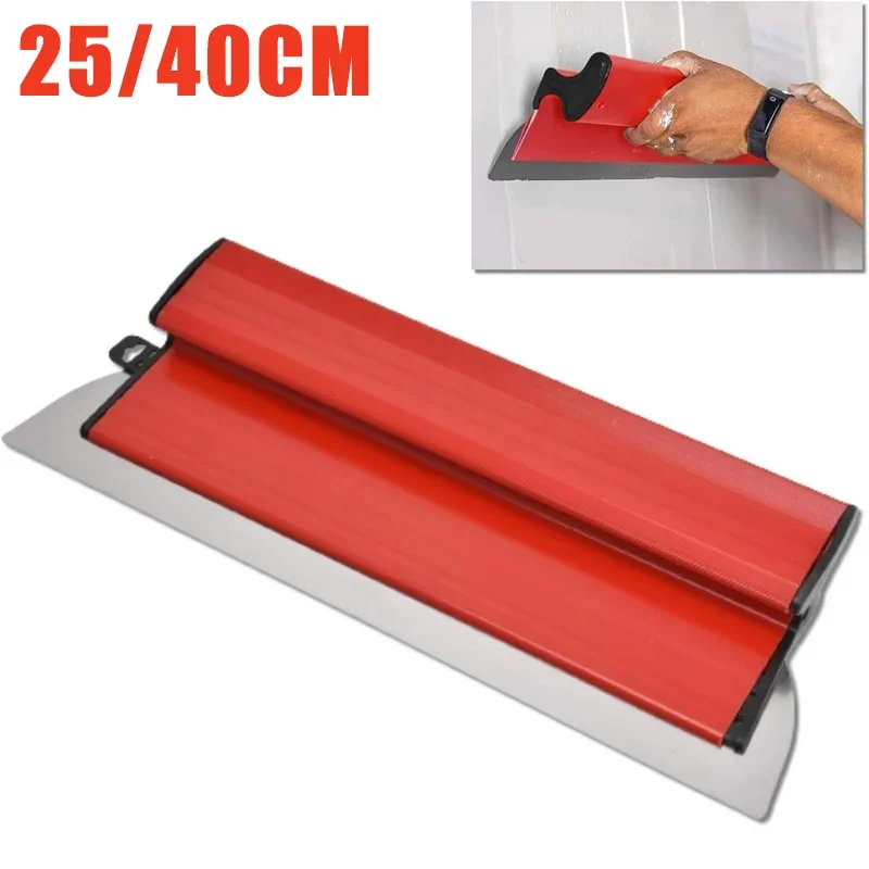 Drywall Skimming Blade Smooth Finish Precision Stainless Steel Blade Ergonomic Comfort Grip Drywall Skimming Tool