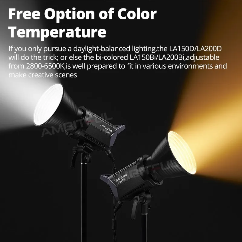 GODOX LA150Bi LED 190W LEDビデオライト Amazon | 【Godox正規代理店】Godox LA150Bi LEDビデオライト