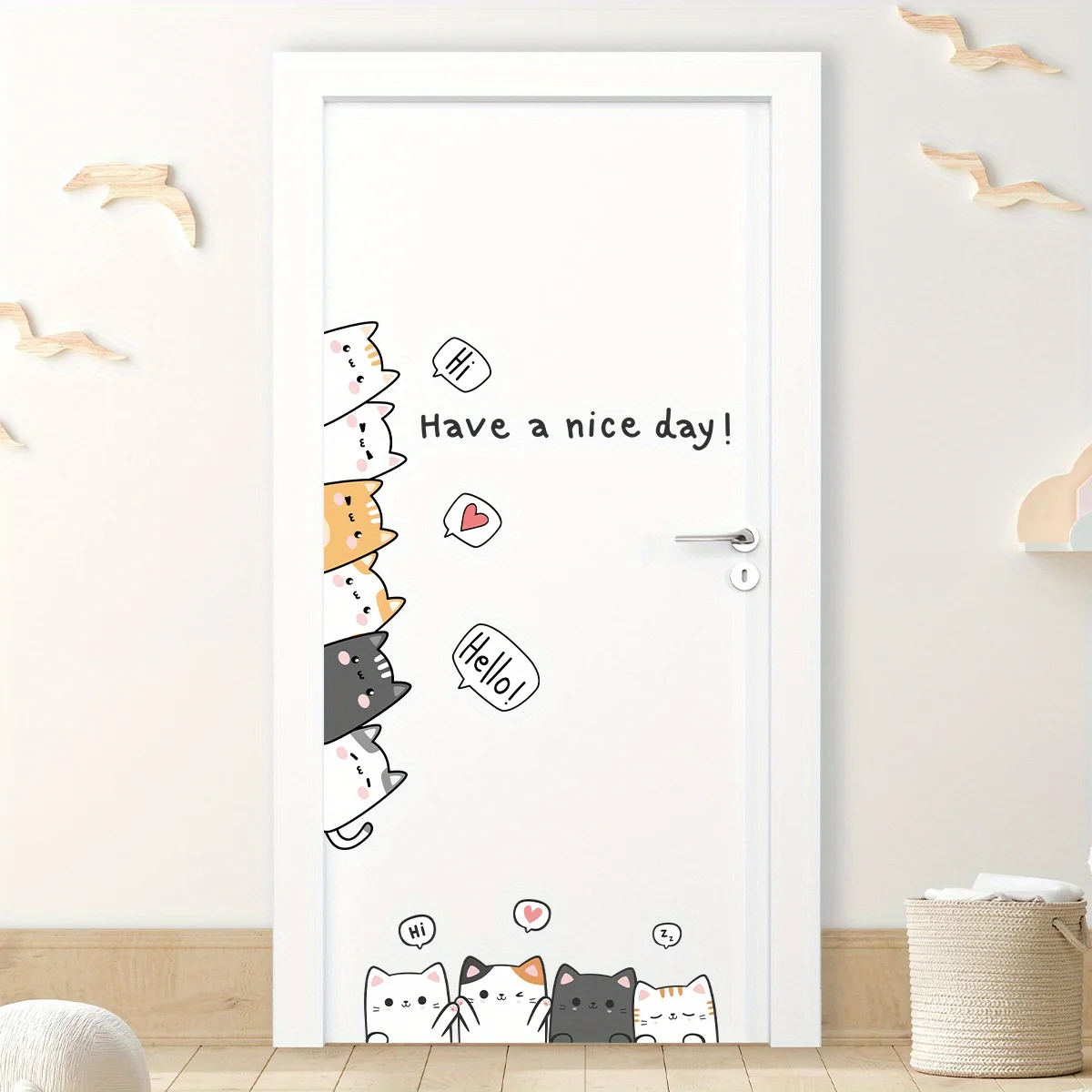 Cute Cat Wall Stickers 2
