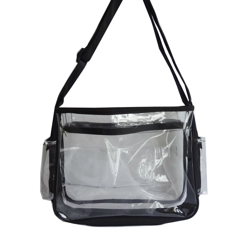 Anti-Static Cleanroom Clear Tool Bag PVC for Engineer Transparent Shoulder Bags Crossbody for Carrier