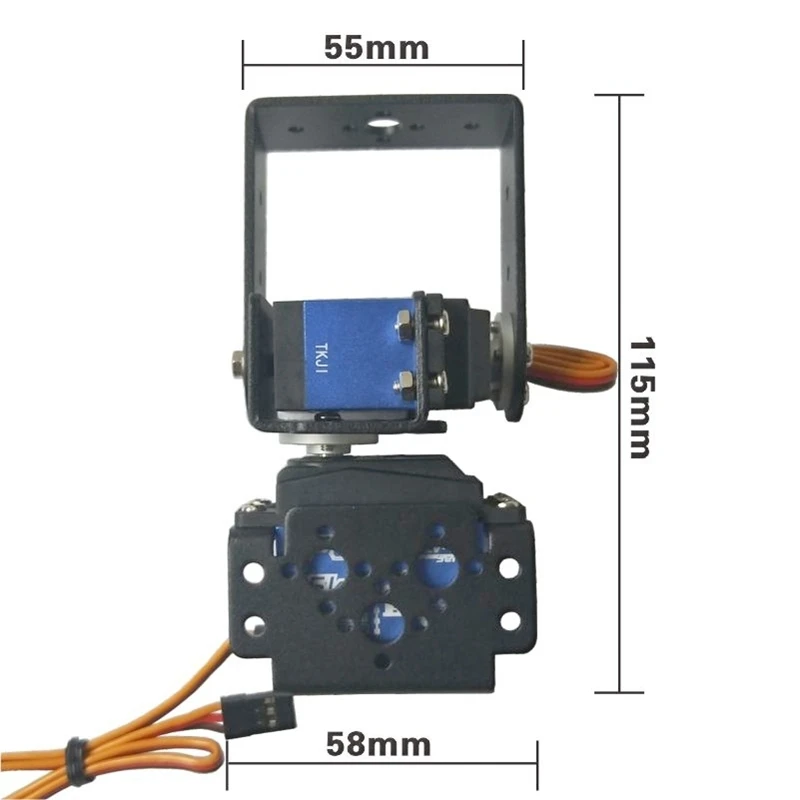 2 DOF Robotic Pan And Tilt Servos Bracket Sensor Mount Kit For Arduino Compatible Robot MG996 Educational DIY Programmable Kit robot diy kit robot arm kit